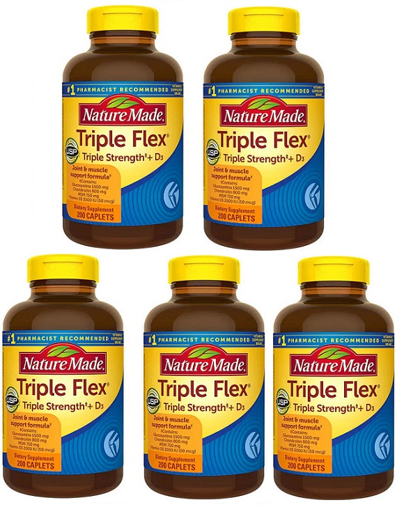 (新配方)Nature Made Triple Strength TripleFlex Glucosamine 5pk